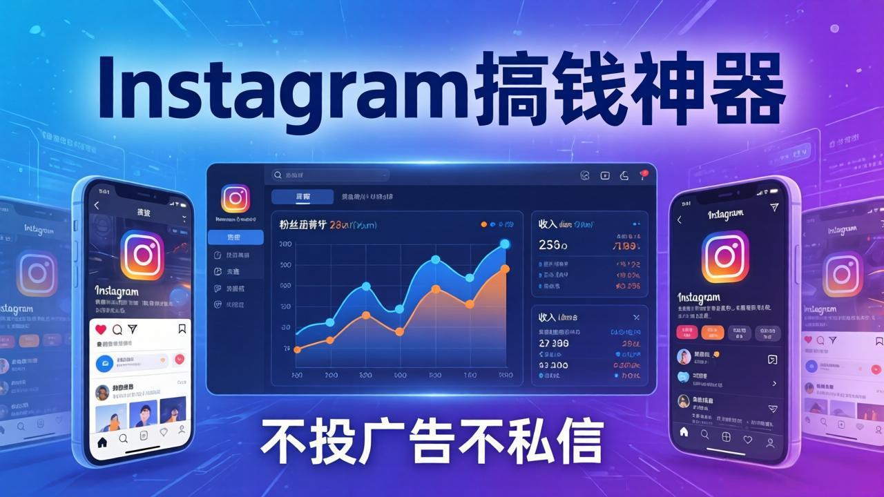 Instagram搞钱神器：月涨6万粉+月入5万刀，不投广告不私信，靠算法+低价产品-七州人网创