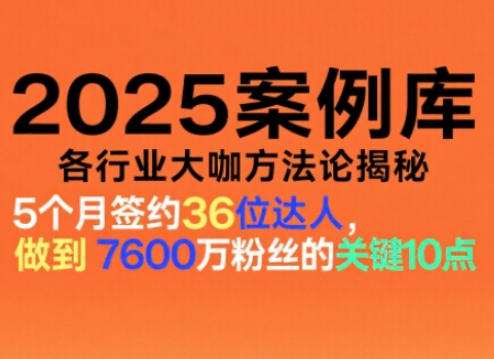 波波来了案例库，收录各行业大咖的方法论，各行业大咖方法论揭秘(更新2026年3月)-七州人网创