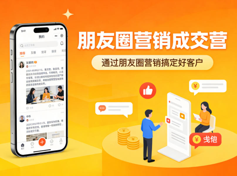 朋友圈营销成交营,通过朋友圈营销来搞定好客户-七州人网创